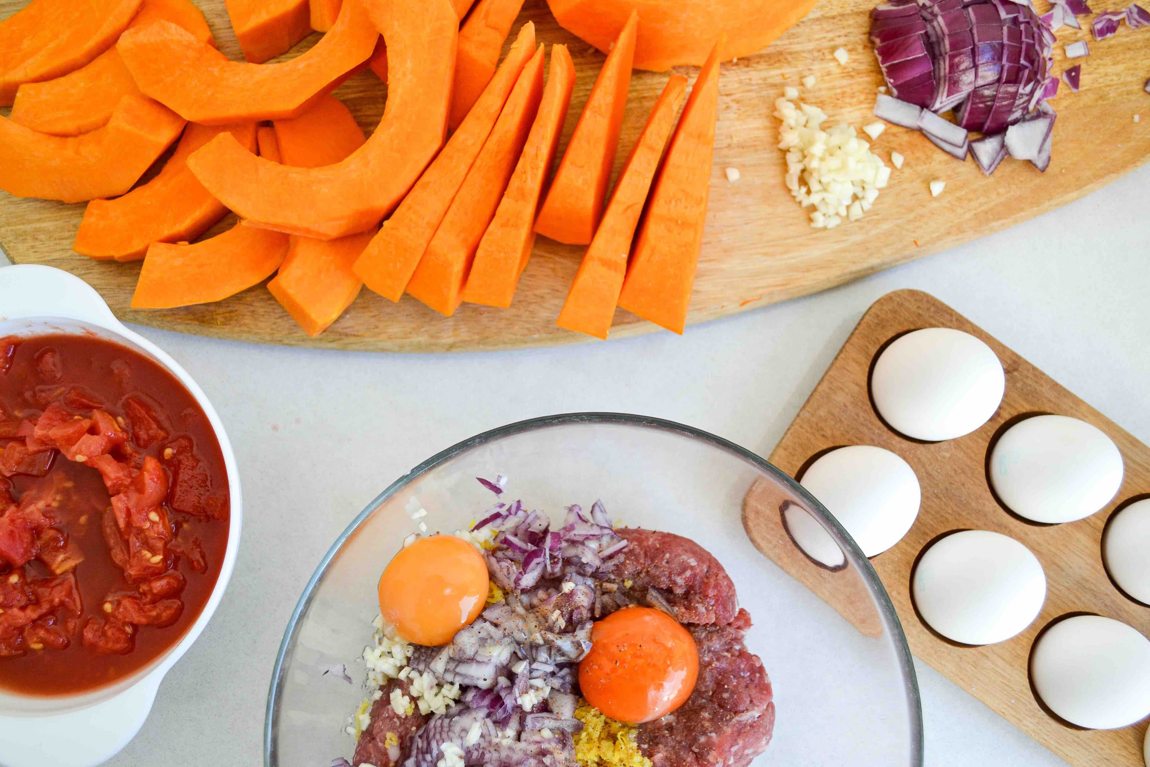 Then, make the meatballs