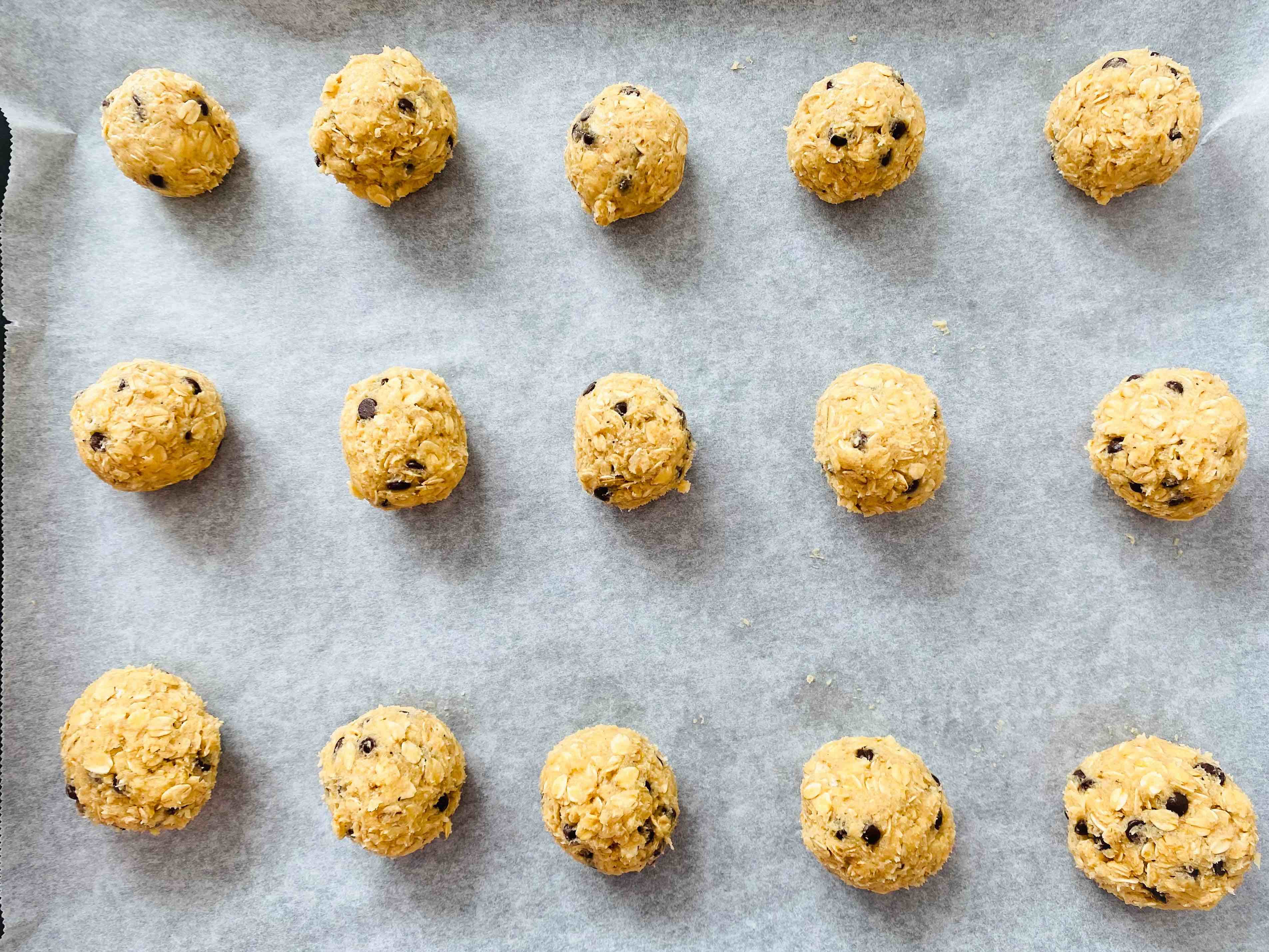 Then, shape the cookies