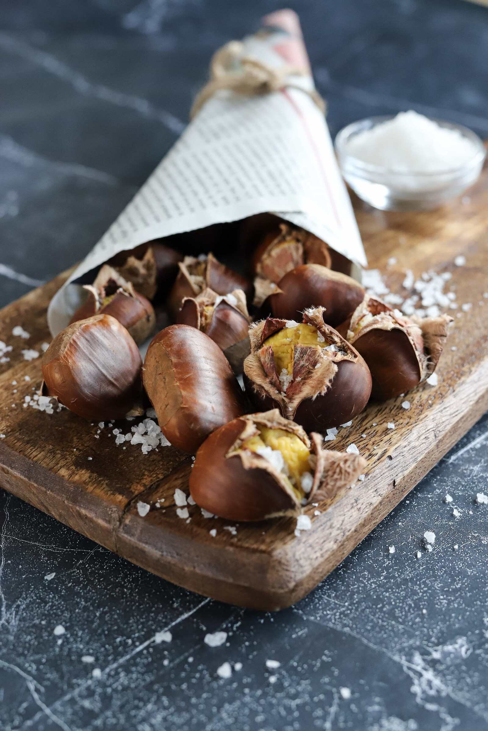 Oven-roasted chestnuts